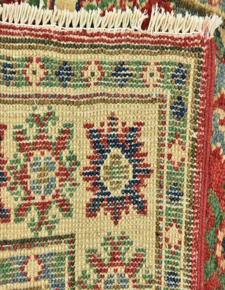 Detail image of  2' 6 x 4' 3  Hand Knotted Kazak Rug