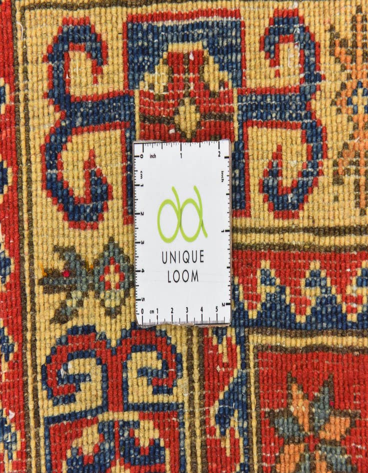 Detail image of  3' 5 x 4' 10  Hand Knotted Kazak Rug