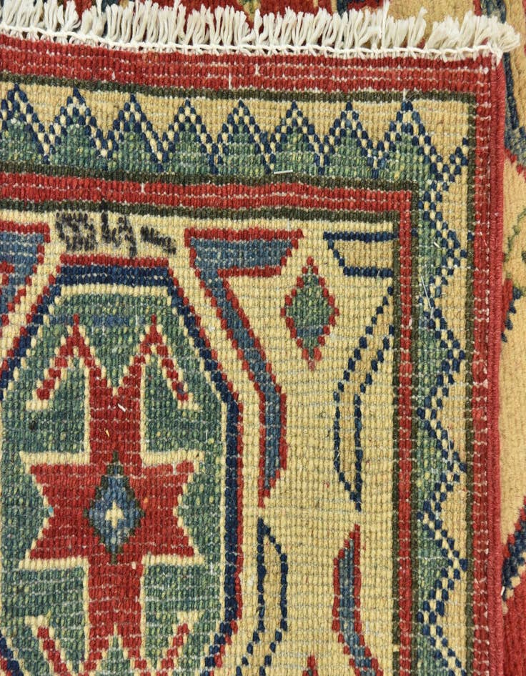 Detail image of  6' 8 x 10'  Hand Knotted Kazak Rug