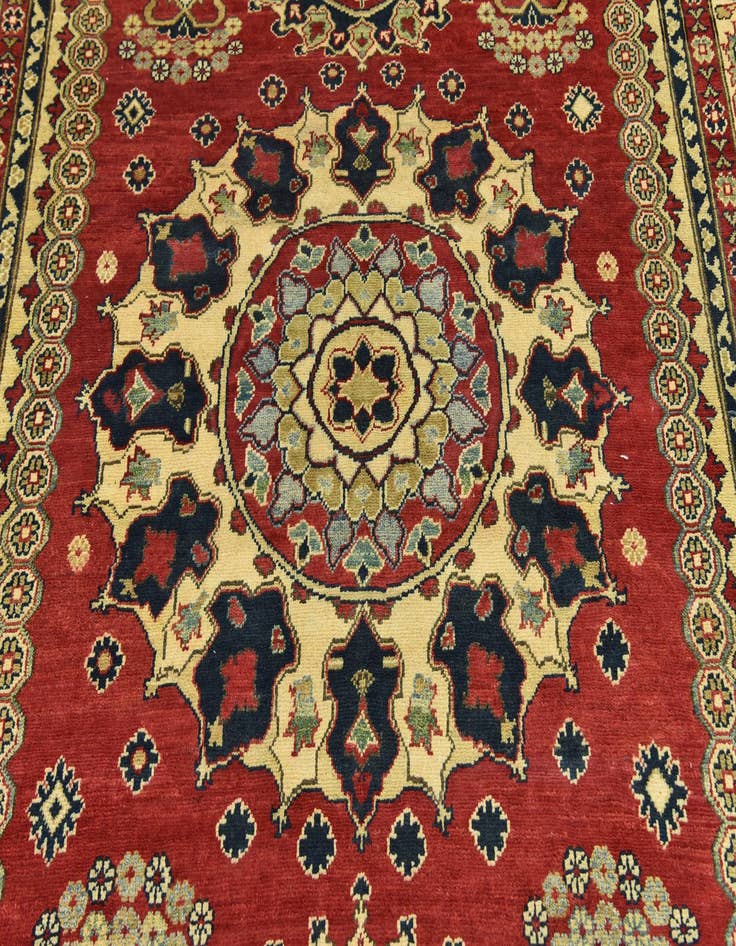 Detail image of  6' 10 x 9' 8  Hand Knotted Kazak Rug