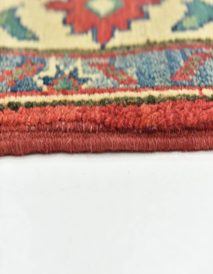 Detail image of  3' 5 x 4' 10  Hand Knotted Kazak Rug