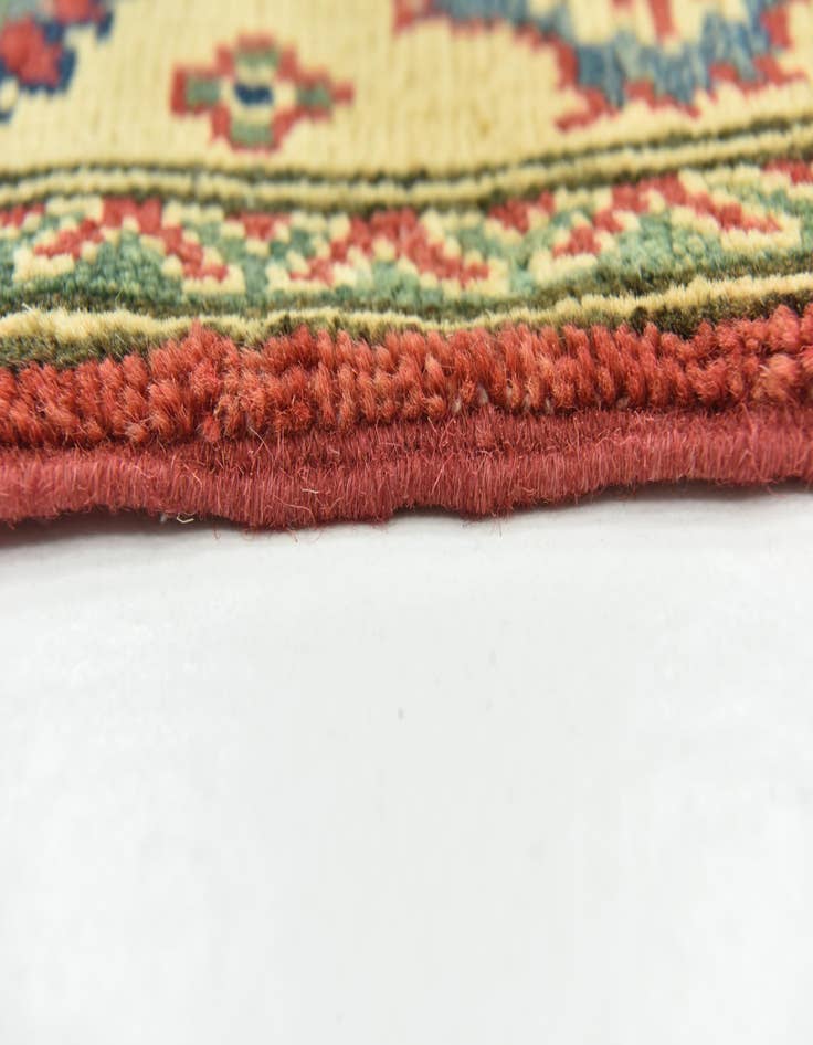 Detail image of  4' 2 x 6' 5  Hand Knotted Kazak Rug