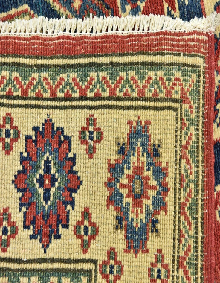 Detail image of  4' 2 x 6' 5  Hand Knotted Kazak Rug