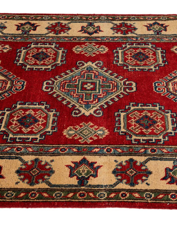 Detail image of  3' 4 x 5' 2  Hand Knotted Kazak Rug