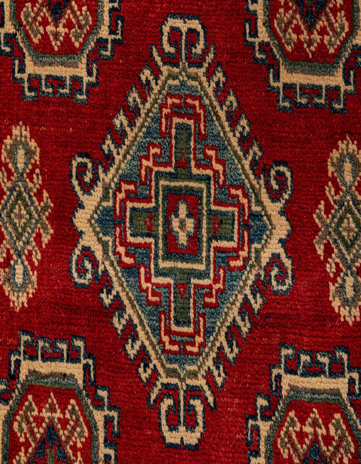 Detail image of  3' 4 x 5' 2  Hand Knotted Kazak Rug
