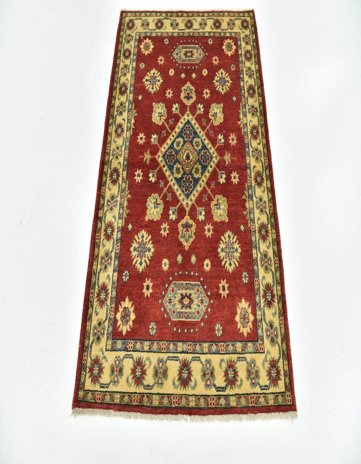 Detail image of  3' 4 x 5'  Hand Knotted Kazak Rug