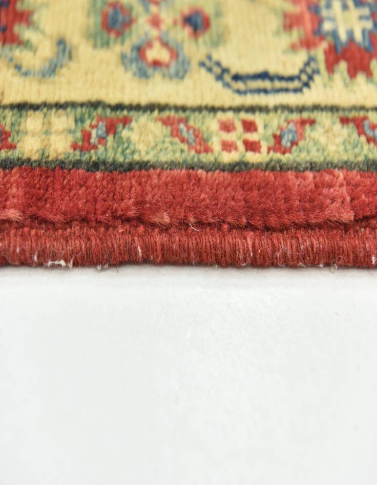 Detail image of  3' 4 x 5'  Hand Knotted Kazak Rug