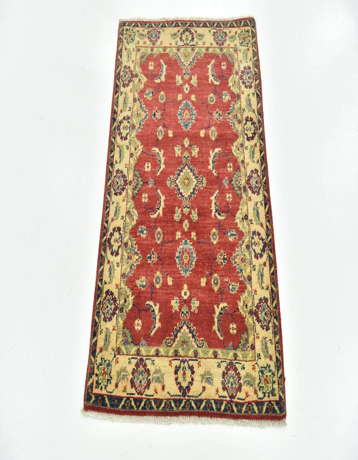 Detail image of  2' 9 x 4'  Hand Knotted Kazak Rug