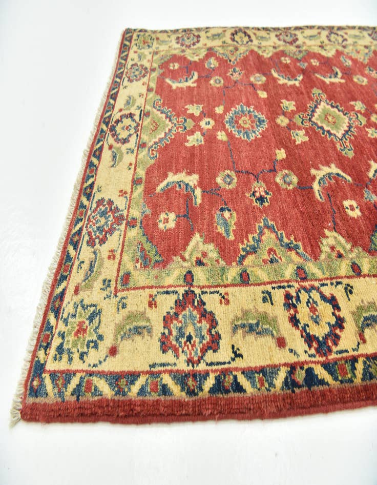 Detail image of  2' 9 x 4'  Hand Knotted Kazak Rug