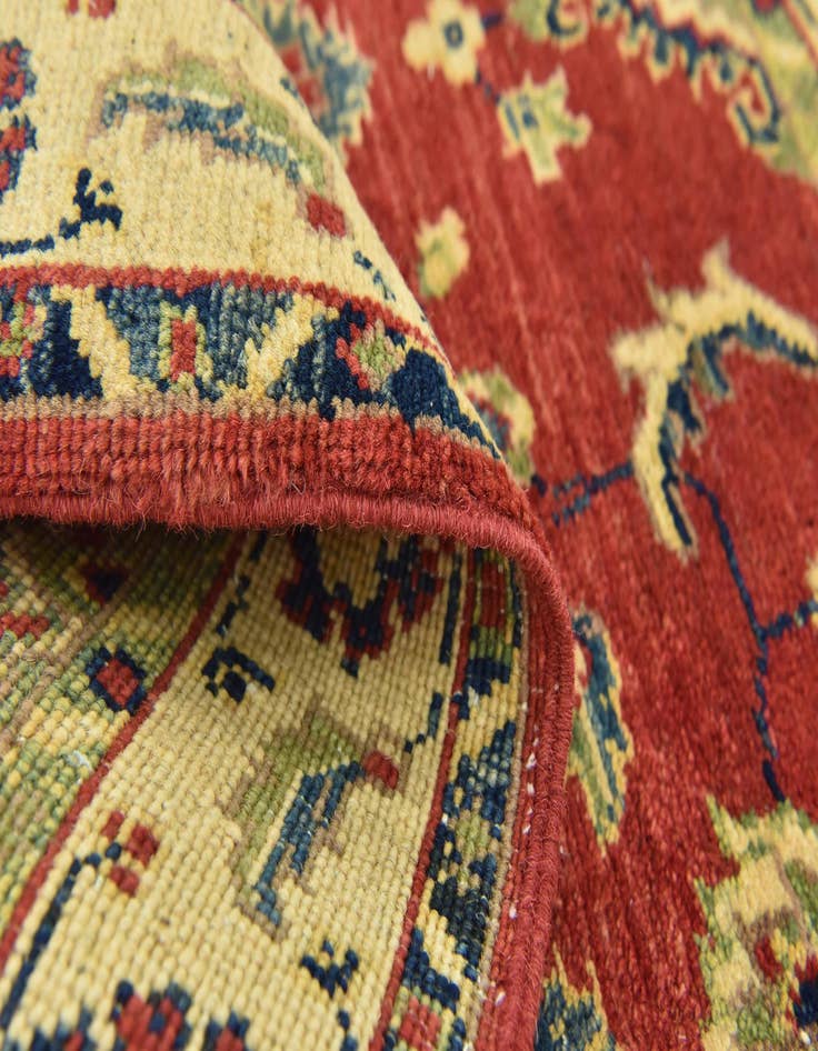 Detail image of  2' 9 x 4'  Hand Knotted Kazak Rug