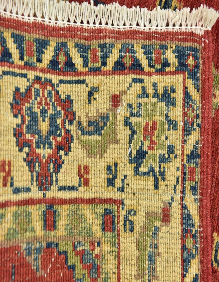 Detail image of  2' 9 x 4'  Hand Knotted Kazak Rug