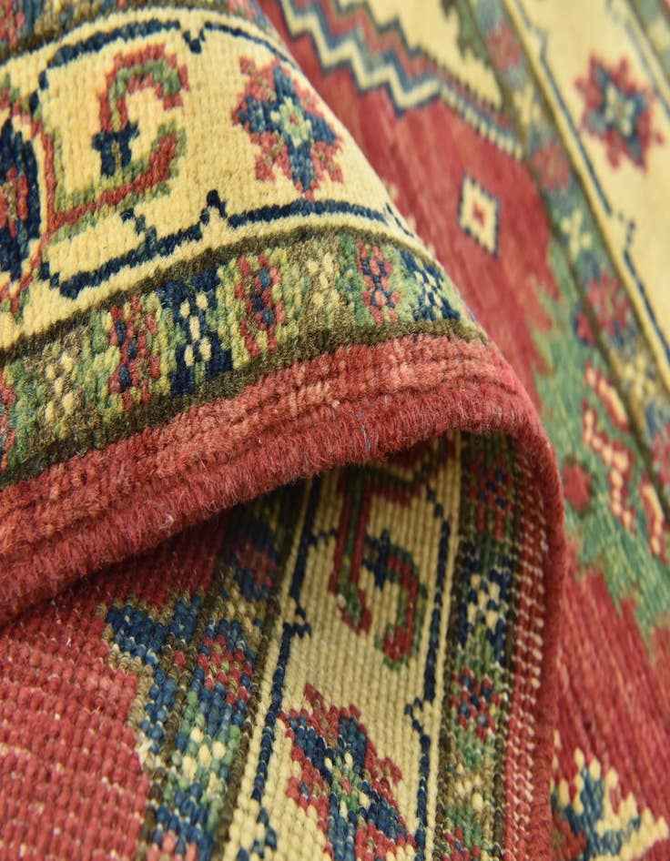 Detail image of  3' x 3' 9  Hand Knotted Kazak Rug