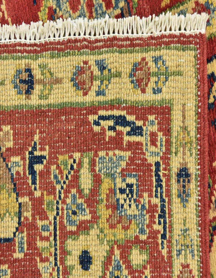 Detail image of  2' 8 x 4'  Hand Knotted Kazak Rug