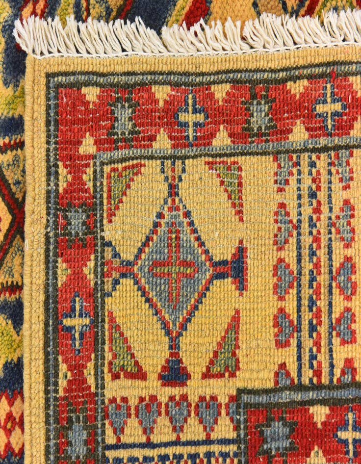 Detail image of  5' 2 x 6' 7  Hand Knotted Kazak Rug