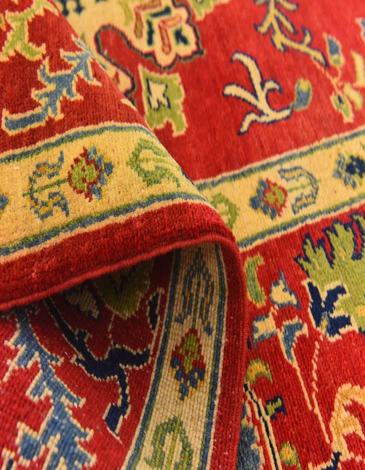 Detail image of  5' 2 x 6' 9  Hand Knotted Kazak Rug