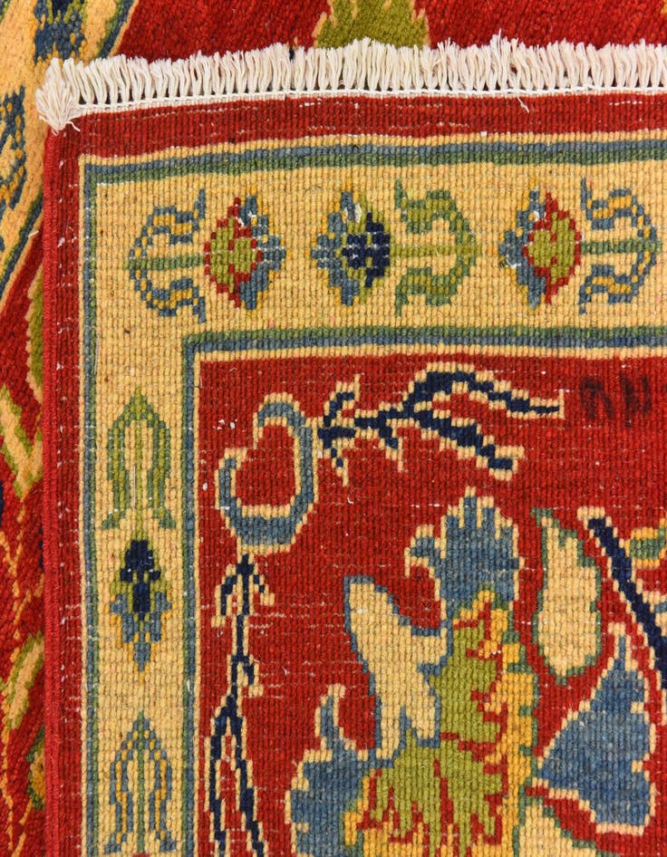 Detail image of  5' 2 x 6' 9  Hand Knotted Kazak Rug