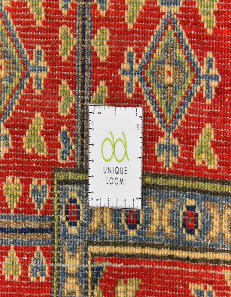 Detail image of  5' x 6' 8  Hand Knotted Kazak Rug