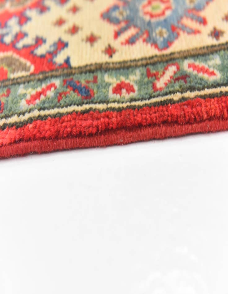 Detail image of  4' x 6' 2  Hand Knotted Kazak Rug