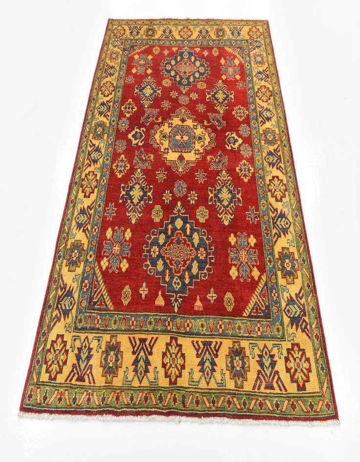 Detail image of  5' 3 x 6' 9  Hand Knotted Kazak Rug