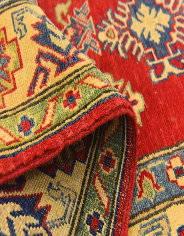 Detail image of  5' 3 x 6' 9  Hand Knotted Kazak Rug