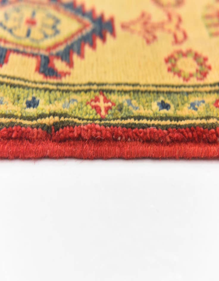 Detail image of  4' 2 x 5' 9  Hand Knotted Kazak Rug