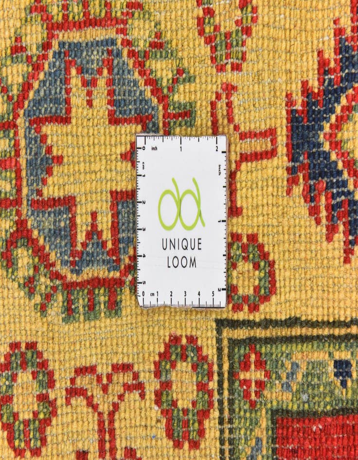 Detail image of  4' 2 x 5' 9  Hand Knotted Kazak Rug