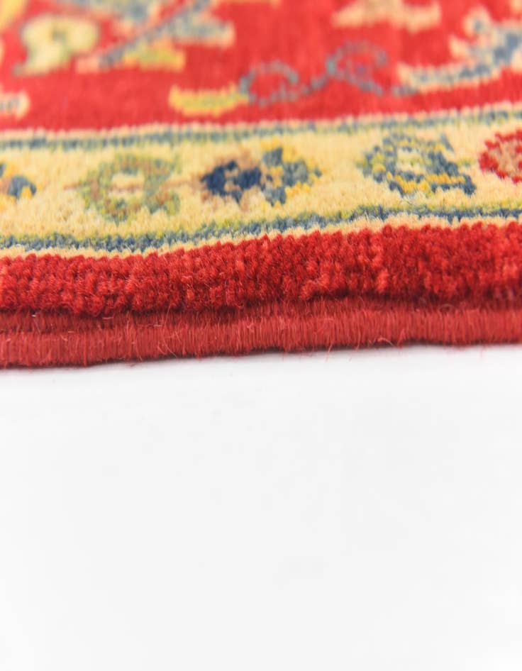 Detail image of  4' x 5' 10  Hand Knotted Kazak Rug