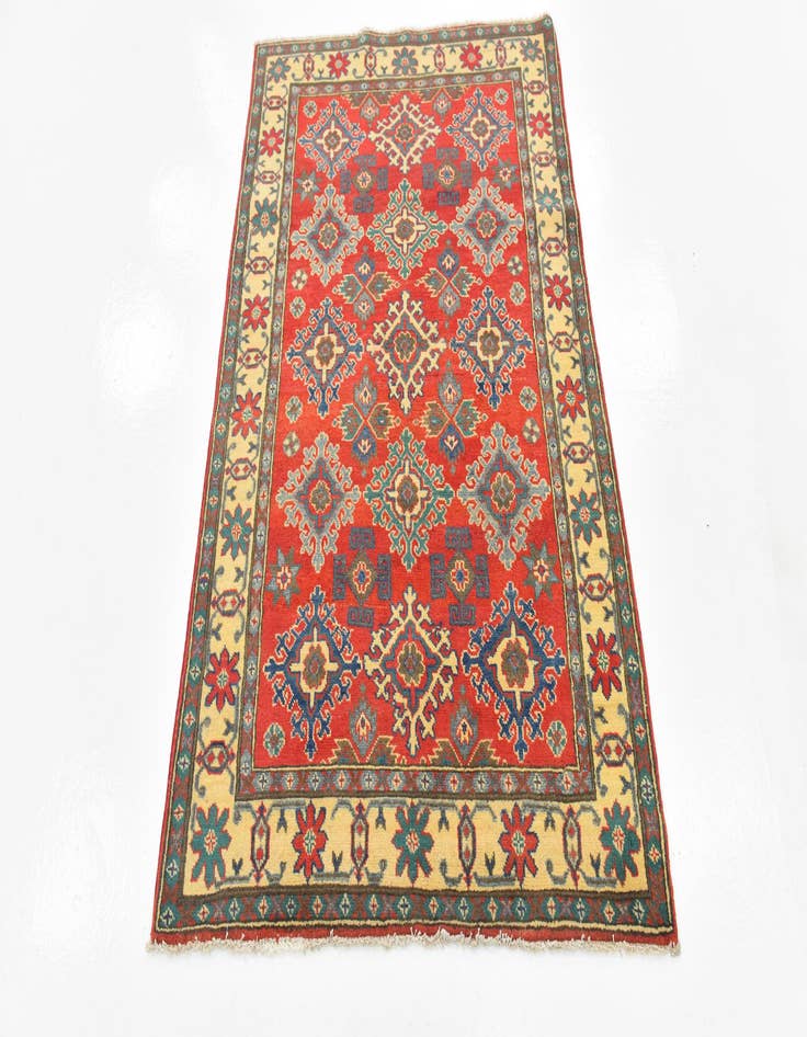 Detail image of  3' 9 x 5' 10  Hand Knotted Kazak Rug