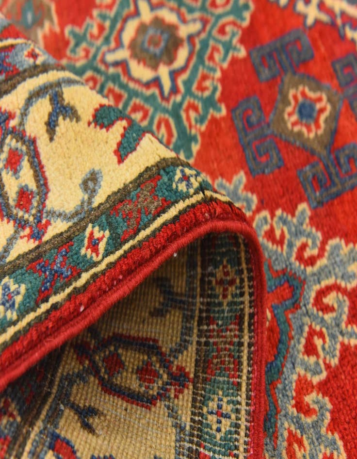 Detail image of  3' 9 x 5' 10  Hand Knotted Kazak Rug