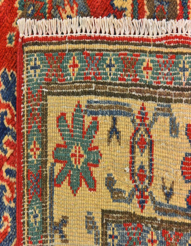 Detail image of  3' 9 x 5' 10  Hand Knotted Kazak Rug