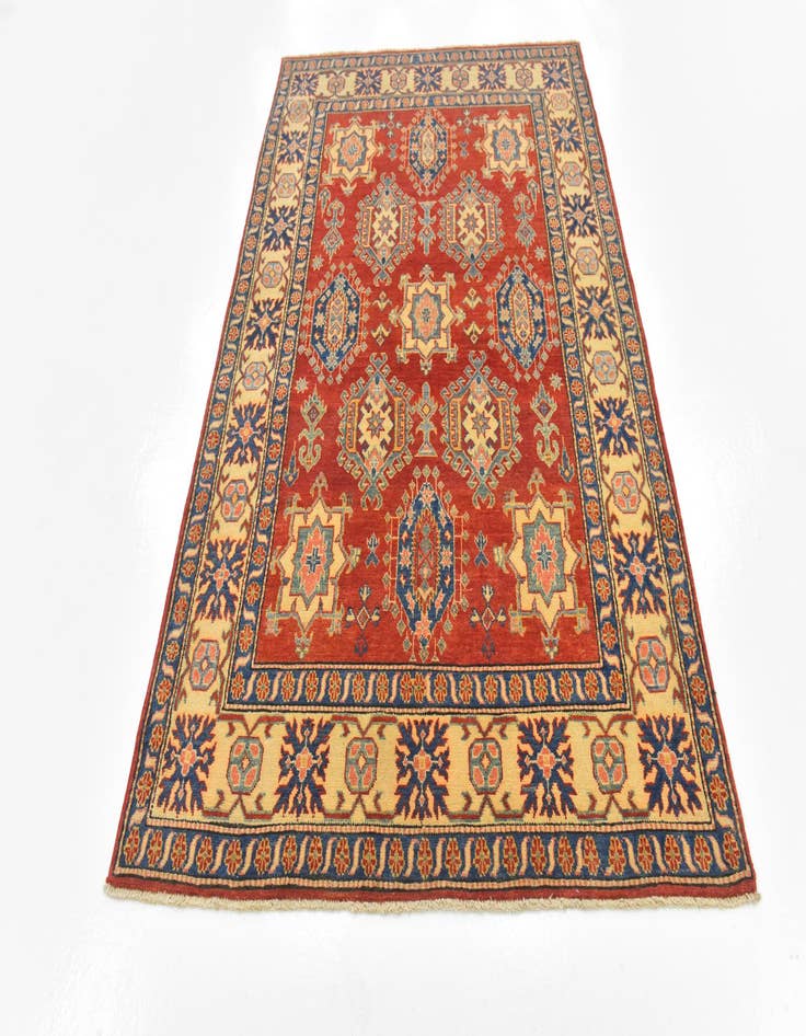 Detail image of  4' 10 x 7' 4  Hand Knotted Kazak Rug