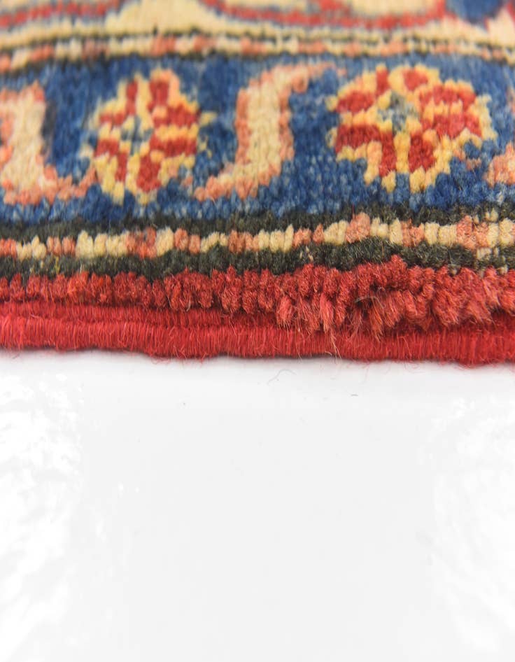 Detail image of  4' 10 x 7' 4  Hand Knotted Kazak Rug