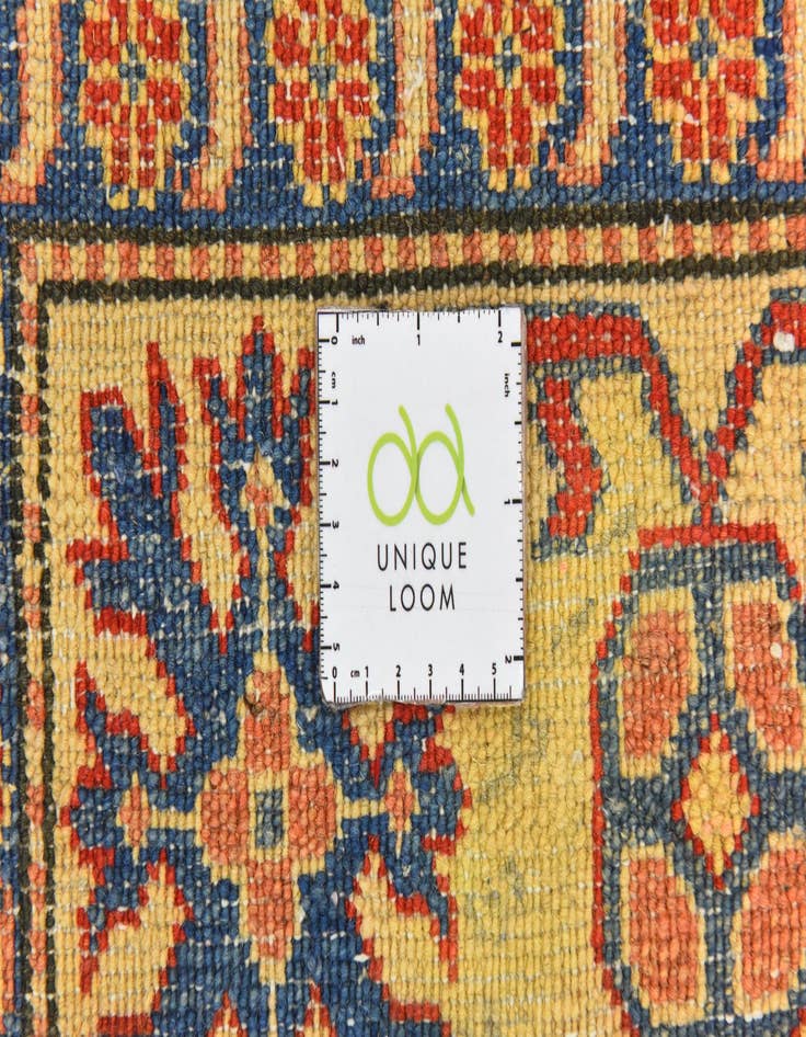 Detail image of  4' 10 x 7' 4  Hand Knotted Kazak Rug