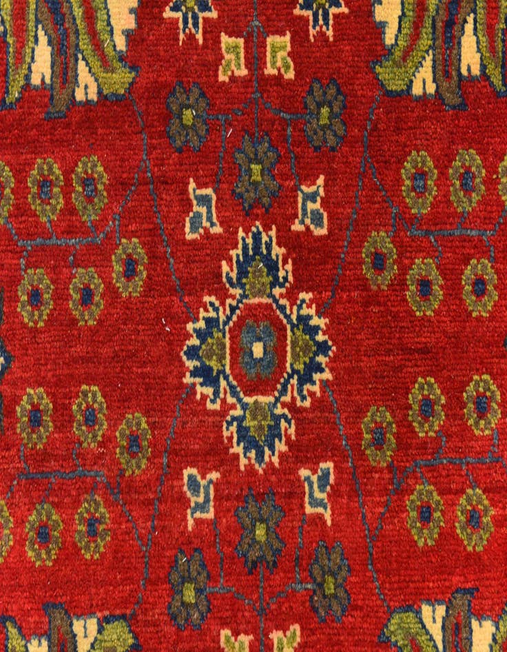 Detail image of  5' x 6' 7  Hand Knotted Kazak Rug