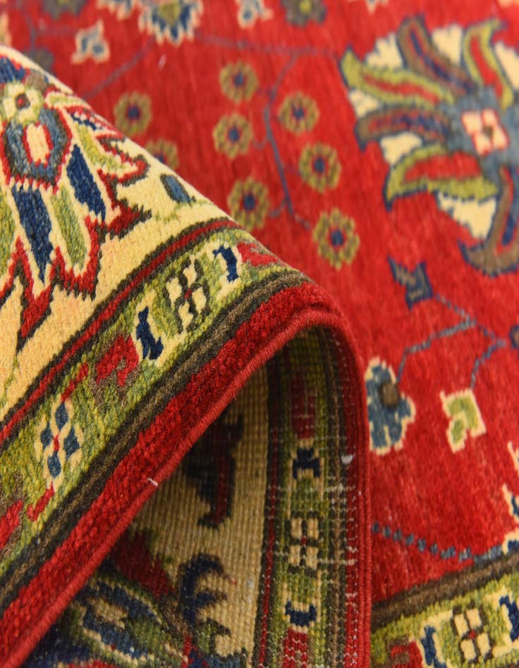 Detail image of  5' x 6' 7  Hand Knotted Kazak Rug