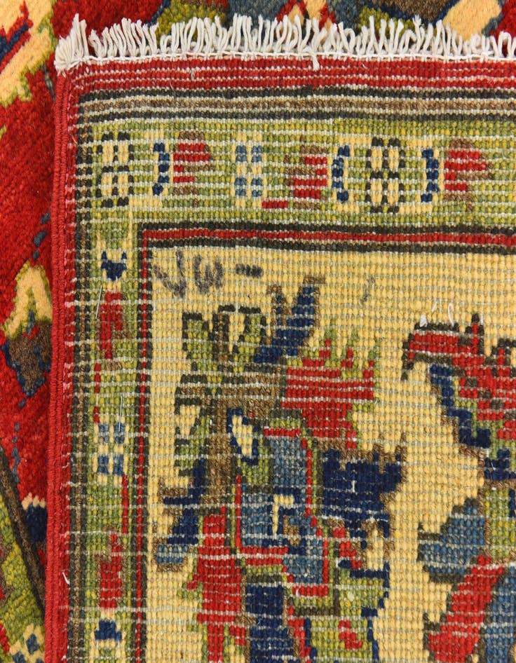 Detail image of  5' x 6' 7  Hand Knotted Kazak Rug