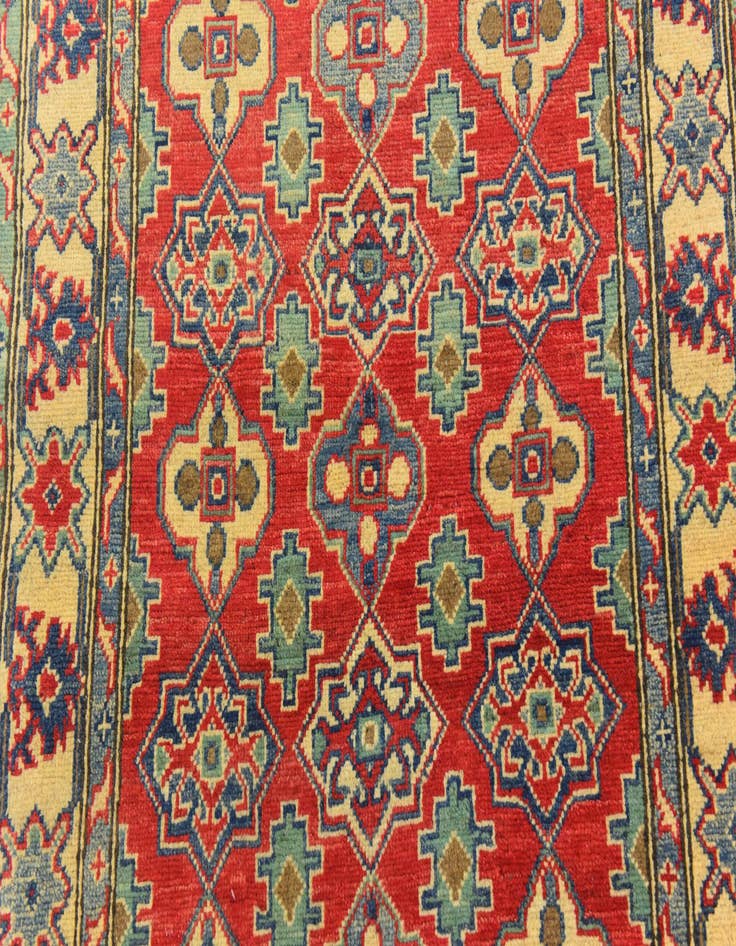 Detail image of  3' 3 x 5'  Hand Knotted Kazak Rug