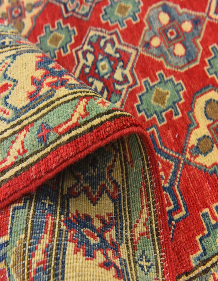 Detail image of  3' 3 x 5'  Hand Knotted Kazak Rug