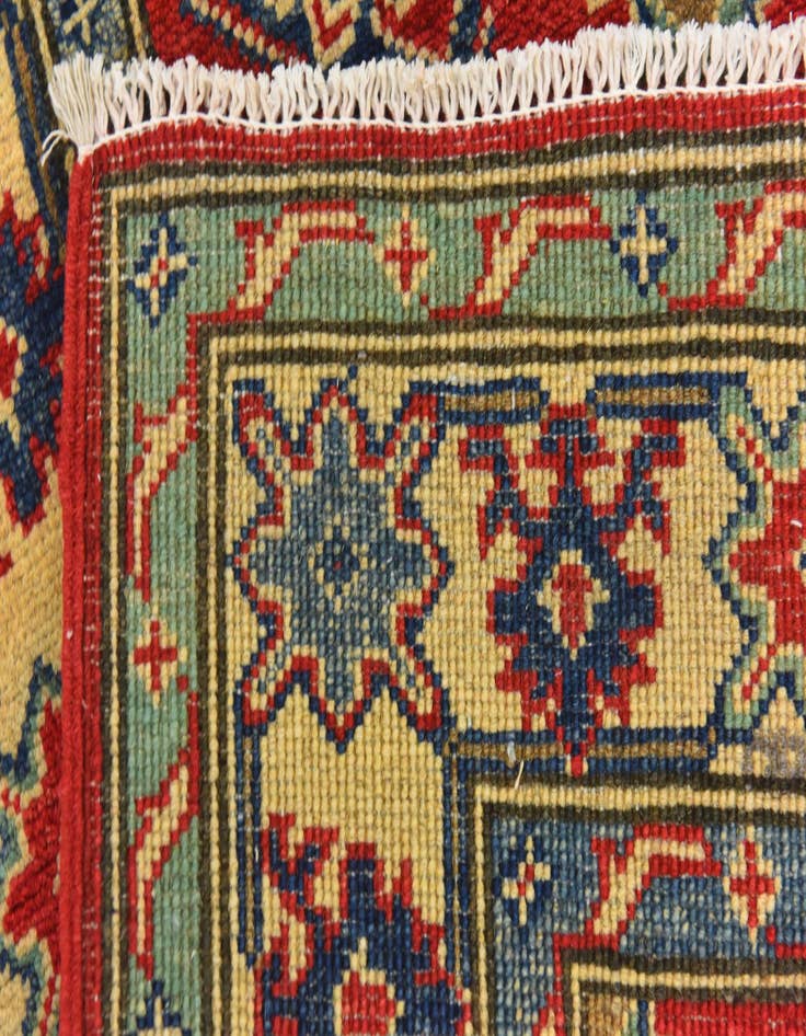 Detail image of  3' 3 x 5'  Hand Knotted Kazak Rug