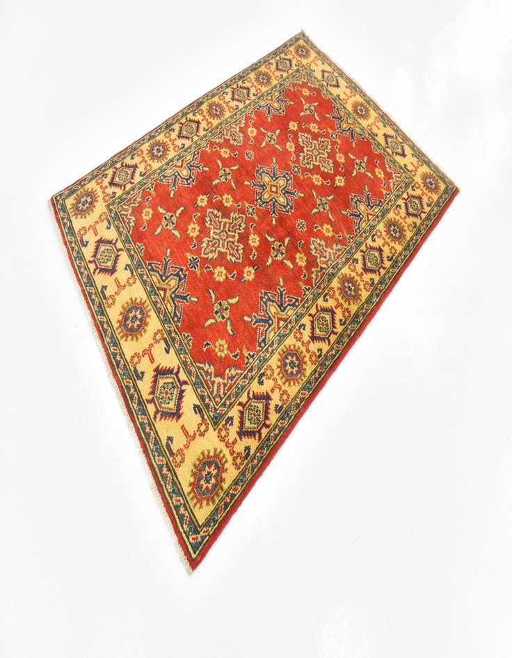 Detail image of  3' 5 x 5' 1  Hand Knotted Kazak Rug