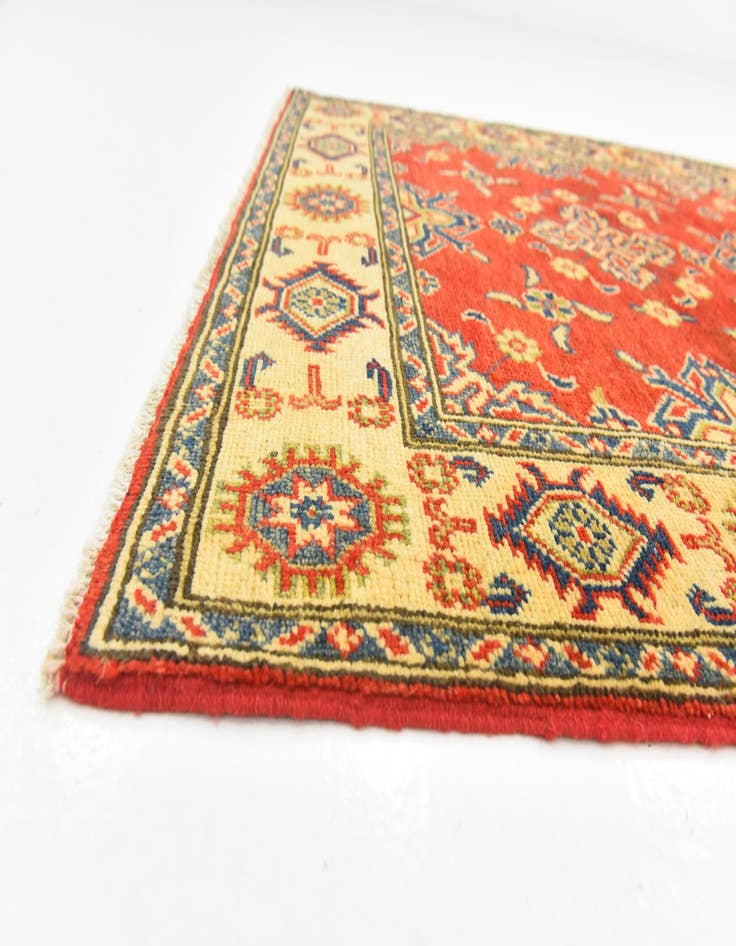 Detail image of  3' 5 x 5' 1  Hand Knotted Kazak Rug