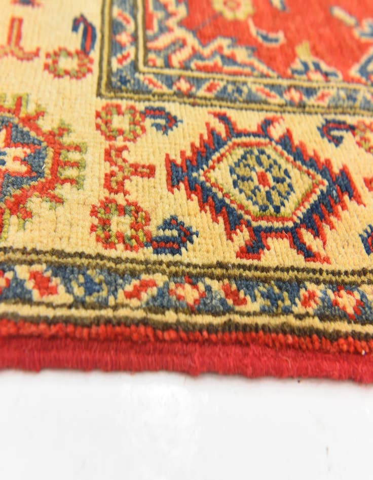 Detail image of  3' 5 x 5' 1  Hand Knotted Kazak Rug