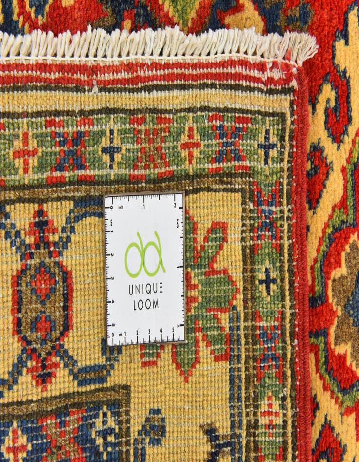 Detail image of  4' x 5' 9  Hand Knotted Kazak Rug