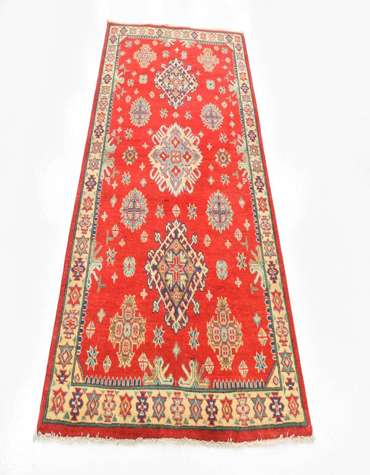 Detail image of  3' 10 x 5' 10  Hand Knotted Kazak Rug