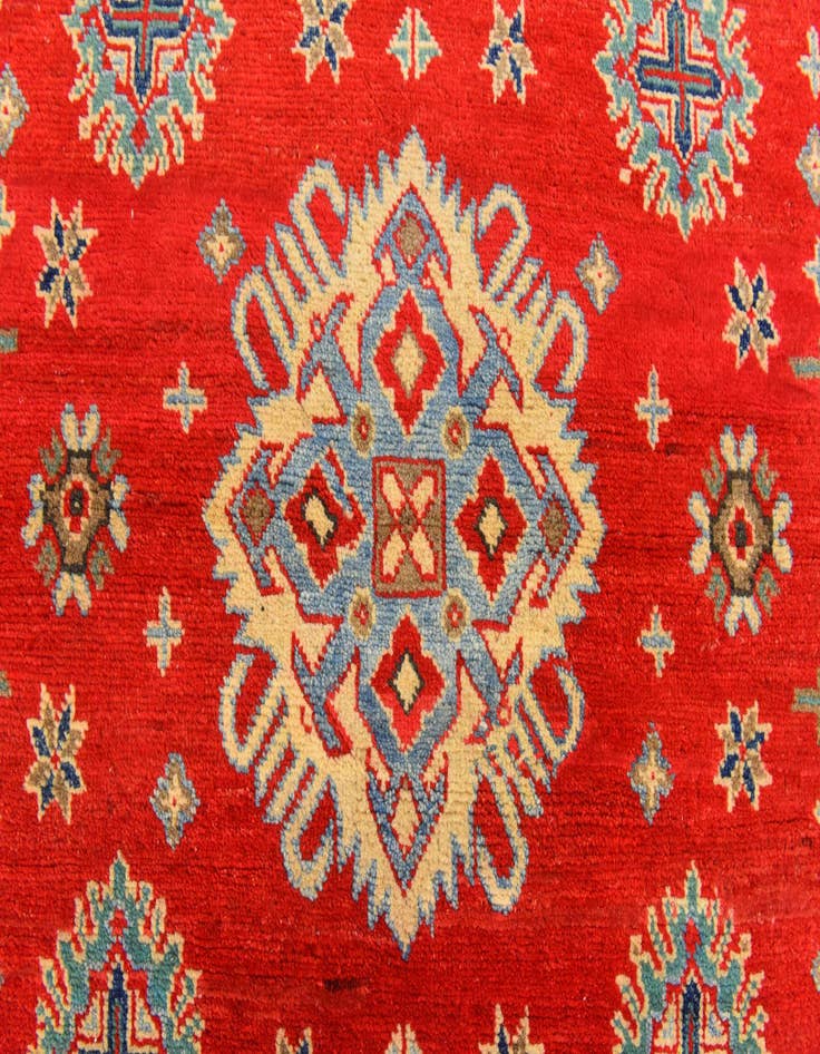 Detail image of  3' 10 x 5' 10  Hand Knotted Kazak Rug