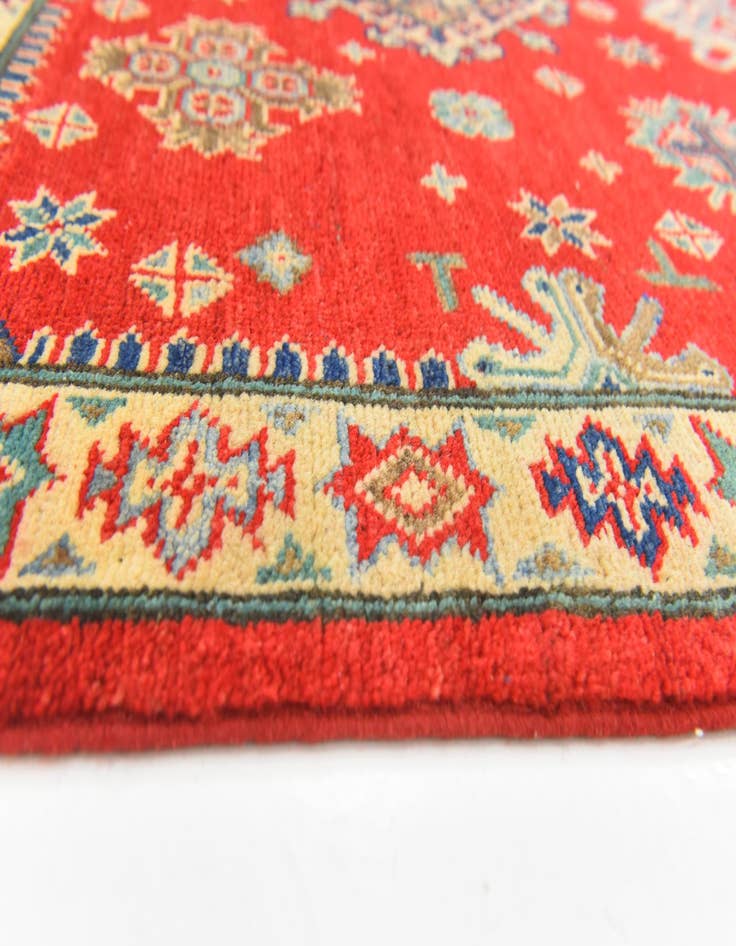 Detail image of  3' 10 x 5' 10  Hand Knotted Kazak Rug