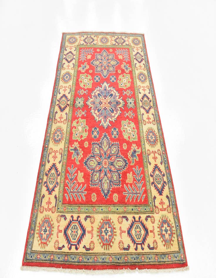 Detail image of  3' 10 x 5' 9  Hand Knotted Kazak Rug