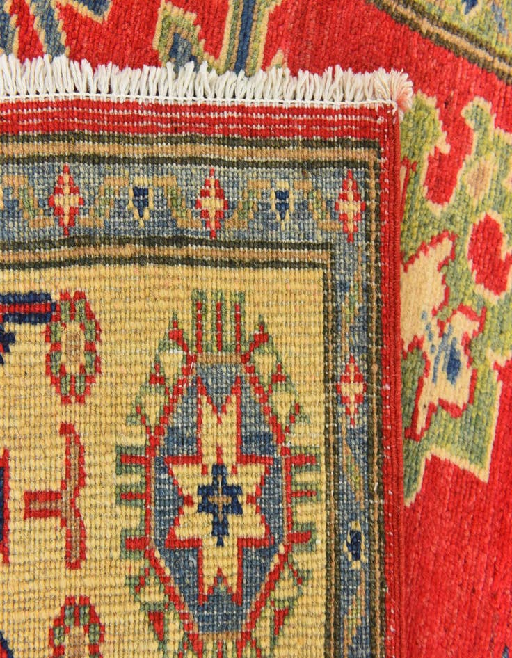 Detail image of  3' 10 x 5' 9  Hand Knotted Kazak Rug