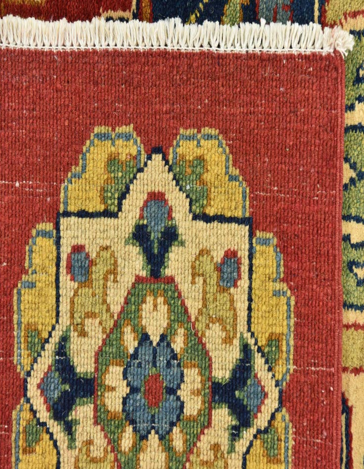 Detail image of  5' 7 x 8'  Hand Knotted Kazak Rug