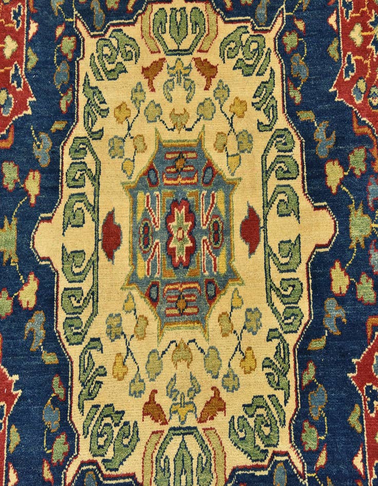Detail image of  5' 7 x 8'  Hand Knotted Kazak Rug